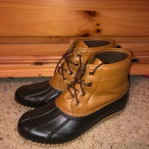 Faux Duck Boots